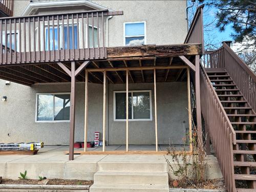 Deck repair evaluation in Colorado Springs