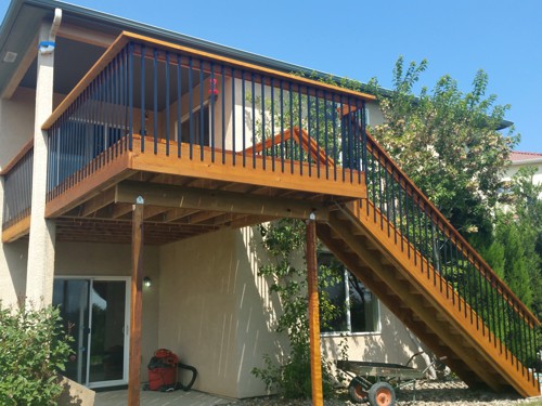 Deck Addition with Stairs in Colorado Springs