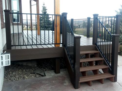 New deck construction in Colorado Springs
