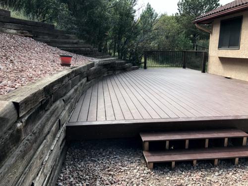 New Composite Deck construction in Colorado Springs